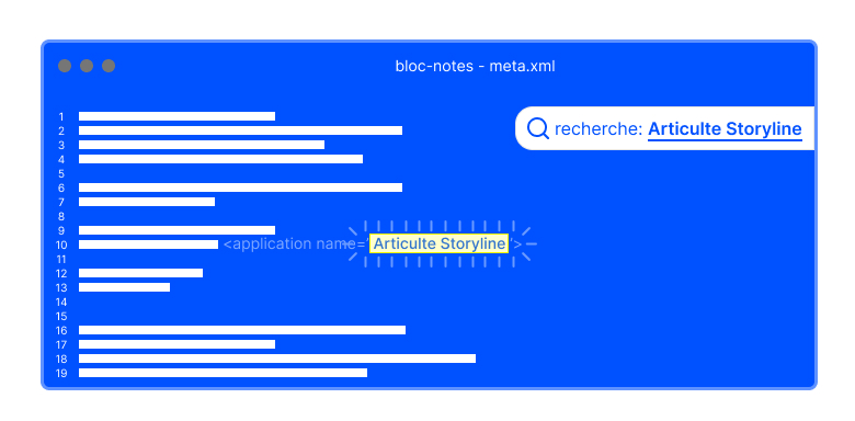 Identifier si votre module a été exporté avec Storyline d'Articulate